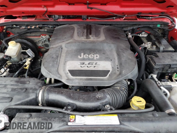 2012 Jeep Wrangler Unlimited Sport RHD with VIN 1C4BJWKGXCL102296, listed as a Copart auction lot 48905975 with Not provided miles and Salvage title. Bid and sale history available at DreamBid. Image 13.