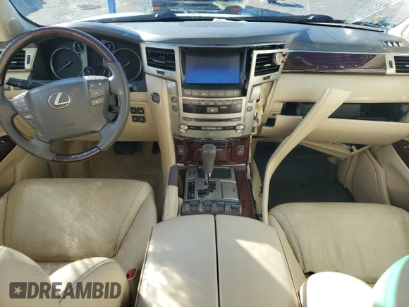 2015 Lexus LX 570 with VIN JTJHY7AX5F4167372, listed as a Copart auction lot 84712974 with Not Provided miles and Salvage Title. Bid and sale history available at DreamBid. Image 8.