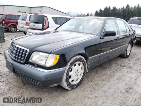 1995 Mercedes-Benz S with VIN WDBGA43EXSA264963, listed as a Copart auction lot 85515534 with 155,778 mi miles and Clean Title. Bid and sale history available at DreamBid. Image 1.