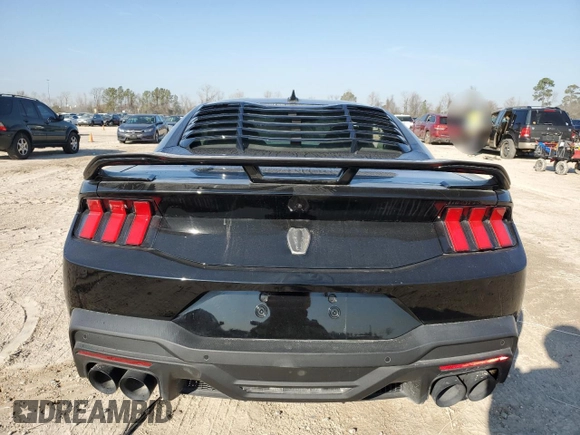 2024 Ford Mustang Dark Horse with VIN 1FA6P8R0XR5501426, listed as a Copart auction lot 47473925 with 5,124 mi miles and Salvage Title. Bid and sale history available at carsss.com. Image 6.