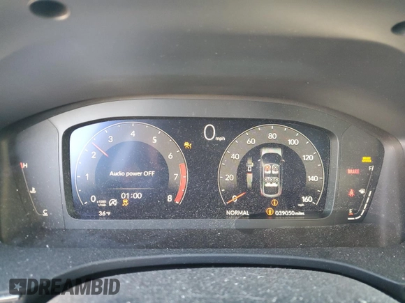 2024 Acura Integra Technology with VIN 19UDE4G76RA019108, listed as a Copart auction lot 47409955 with 39,050 mi miles and Salvage Title. Bid and sale history available at DreamBid. Image 9.