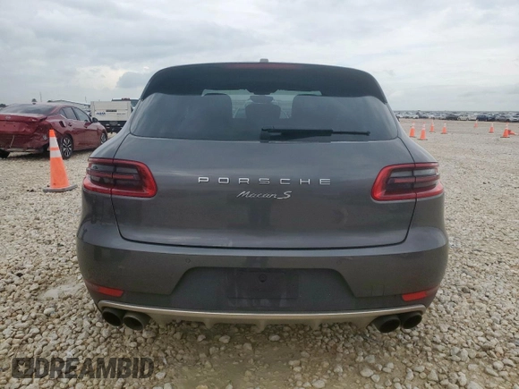 2015 Porsche Macan S with VIN WP1AB2A56FLB55310, listed as a Copart auction lot 63659615 with 43,444 mi miles and Salvage title. Bid and sale history available at DreamBid. Image 6.