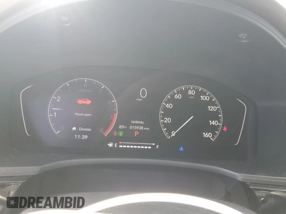 2023 Honda Civic Sport with VIN 19XFL2H83PE004438, listed as a Copart auction lot 54172415 with 15,938 mi miles and Salvage Title. Bid and sale history available at DreamBid. Image 9.