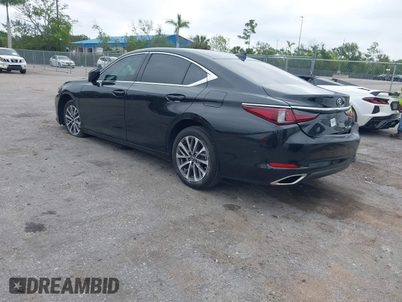 2023 Lexus ES 350 with VIN 58ACZ1B14PU155933, listed as a IAAI auction lot 42044291 with 13,436 mi miles and . Bid and sale history available at DreamBid. Image 3.
