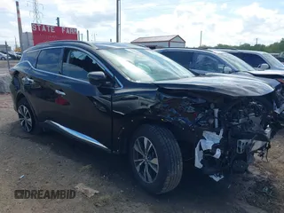 2020 Nissan Murano SV with VIN 5N1AZ2BS7LN121714, listed as a IAAI auction lot 42156594 with 116,526 mi miles and . Bid and sale history available at DreamBid. Image 1.