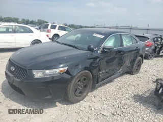 2013 Ford Sedan Police Interceptor with VIN 1FAHP2M87DG104031, listed as a Copart auction lot 64877113 with 0 mi miles and Salvage Title. Bid and sale history available at carsss.com. Image 1.