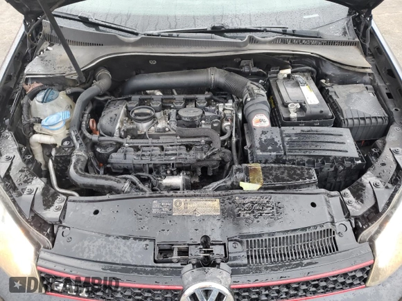 2010 Volkswagen GTI w/Sunroof with VIN WVWEV7AJ5AW127607, listed as a Copart auction lot 84730354 with 189,492 mi miles and Salvage Title. Bid and sale history available at carsss.com. Image 11.
