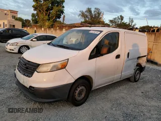 2017 Chevrolet City Express Cargo Van LS with VIN 3N63M0YN4HK695148, listed as a Copart auction lot 41378215 with 196,925 mi miles and Salvage Title. Bid and sale history available at carsss.com. Image 1.