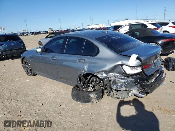 2023 BMW 3 Series 330e xDrive with VIN 3MW39FS07P8D00974, listed as a Copart auction lot 84912304 with 18,879 mi miles and Salvage Title. Bid and sale history available at carsss.com. Image 2.