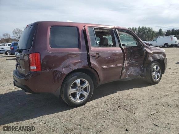 2013 Honda Pilot EX-L with VIN 5FNYF4H7XDB019737, listed as a Copart auction lot 50461335 with 154,181 mi miles and Salvage Title. Bid and sale history available at carsss.com. Image 3.