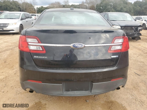 2015 Ford Sedan Police Interceptor with VIN 1FAHP2MK8FG196541, listed as a Copart auction lot 43846455 with 59,554 mi miles and Salvage Title. Bid and sale history available at carsss.com. Image 6.