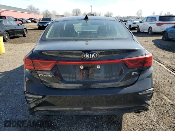 2021 Kia Forte EX with VIN 3KPF54AD4ME293399, listed as a Copart auction lot 48938755 with 154,901 mi miles and Salvage Title. Bid and sale history available at DreamBid. Image 6.