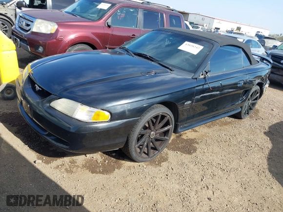 1998 Ford Mustang GT with VIN 1FAFP45X4WF123864, listed as a IAAI auction lot 42028242 with 175,866 mi miles. Bid and sale history available at carsss.com. Image 2.