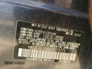 2013 Subaru Impreza с VIN JF1GJAA66DG019773, выставлен на аукционе Copart как лот 71672694 с пробегом 152 371 миль миль и Чистый • Clean title. История ставок и продаж доступна на DreamBid. Изображение 12.