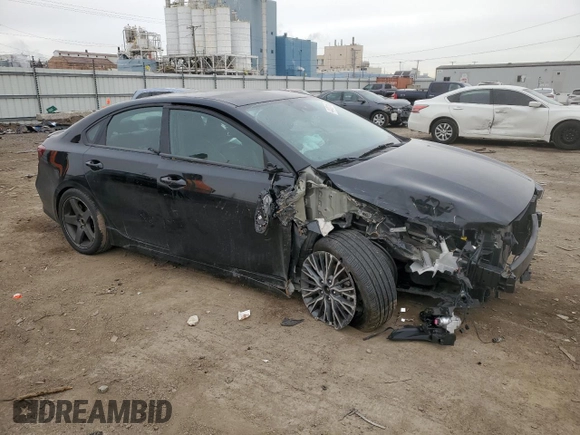 2024 Kia Forte GT-Line with VIN 3KPF54AD2RE738892, listed as a Copart auction lot 44420115 with 27,475 mi miles and Salvage Title. Bid and sale history available at carsss.com. Image 4.