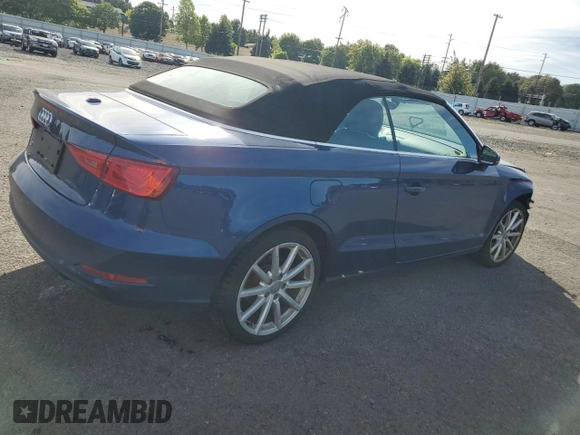 2015 Audi A3 1.8T Premium Plus with VIN WAU5CLFF5F1028760, listed as a Copart auction lot 72754684 with 66,806 mi miles and Salvage Title. Bid and sale history available at carsss.com. Image 3.