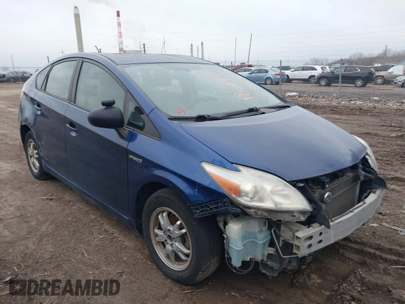 2010 Toyota Prius II with VIN JTDKN3DU8A0212722, listed as a IAAI auction lot 41885429 with 196,645 mi miles. Bid and sale history available at carsss.com. Image 1.