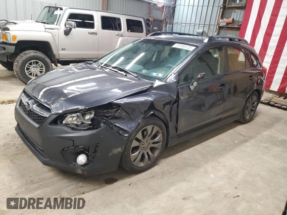 2014 Subaru Impreza Special Sports Premium with VIN JF1GPAL67E8328983, listed as a Copart auction lot 51446125 with Not provided miles and Salvage title. Bid and sale history available at DreamBid. Image 1.