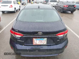 2020 Toyota Corolla LE with VIN 5YFEPRAE4LP100578, listed as a IAAI auction lot 41727630 with 93,422 mi miles. Bid and sale history available at carsss.com. Image 16.