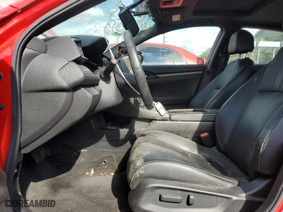 2017 Honda Civic Hatchback EX-L Navi with VIN SHHFK7H74HU203693, listed as a Copart auction lot 48990175 with 55,091 mi miles and Clean Title. Bid and sale history available at carsss.com. Image 7.