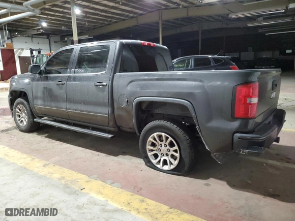 2014 GMC Sierra 1500 SLE with VIN 3GTU2UEC4EG526088, listed as a Copart auction lot 43026645 with 0 mi miles and Salvage Title. Bid and sale history available at carsss.com. Image 2.