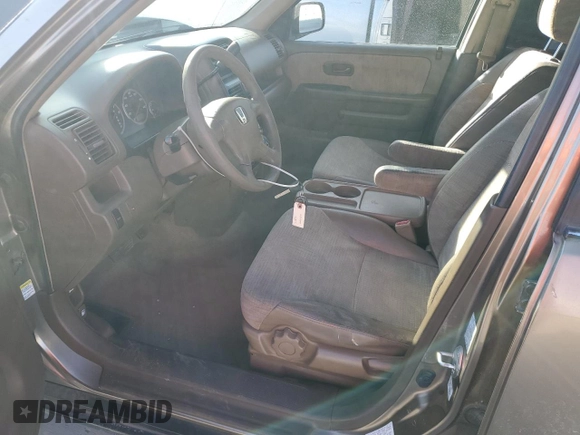 2002 Honda CR-V LX with VIN JHLRD68532C014509, listed as a Copart auction lot 86043944 with 202,988 mi miles and Salvage Title. Bid and sale history available at DreamBid. Image 7.