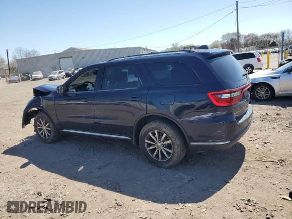 2017 Dodge Durango SXT with VIN 1C4RDJAG6HC937460, listed as a Copart auction lot 53432745 with 135,383 mi miles and Salvage Title. Bid and sale history available at DreamBid. Image 2.