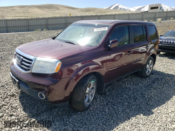 2012 Honda Pilot EX-L with VIN 5FNYF4H75CB056791, listed as a Copart auction lot 52540135 with Not Provided miles and Salvage Title. Bid and sale history available at DreamBid. Image 1.
