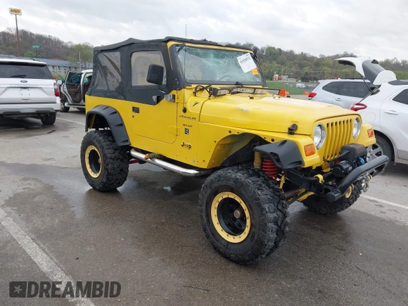 2000 Jeep Wrangler SE with VIN 1J4FA29P5YP705215, listed as a IAAI auction lot 41920532 with 92,927 mi miles and . Bid and sale history available at DreamBid. Image 1.