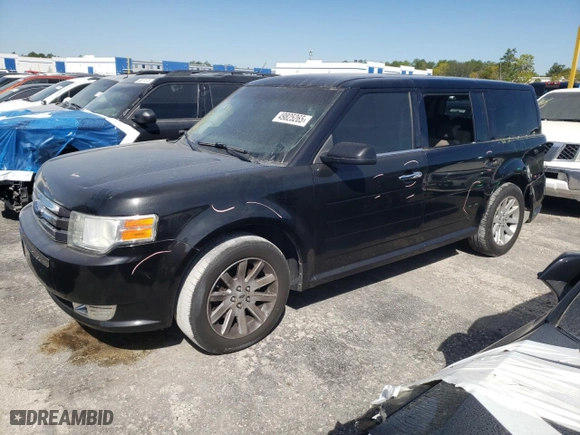 2010 Ford Flex SEL with VIN 2FMGK5CC1ABA99497, listed as a Copart auction lot 49825265 with 152,475 mi miles and Salvage Title. Bid and sale history available at carsss.com. Image 1.