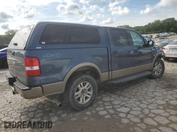 2004 Ford F-150 XLT with VIN 1FTPW14544KC06540, listed as a Copart auction lot 57387065 with 177,623 mi miles and Salvage title. Bid and sale history available at DreamBid. Image 3.
