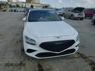 2022 Genesis G70 3.3T with VIN KMTG54TE7NU100743, listed as a Copart auction lot 71376494 with 23,561 mi miles and Salvage Title. Bid and sale history available at carsss.com. Image 10.