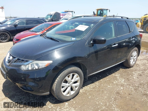 2011 Nissan Murano S with VIN JN8AZ1MW3BW156312, listed as a IAAI auction lot 42202532 with 121,505 mi miles and . Bid and sale history available at DreamBid. Image 2.