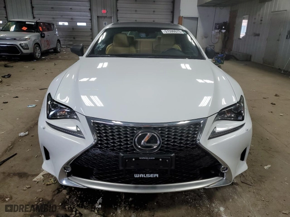 2015 Lexus RC 350 with VIN JTHSE5BC2F5003314, listed as a Copart auction lot 51590075 with 104,978 mi miles and Clean Title. Bid and sale history available at carsss.com. Image 5.