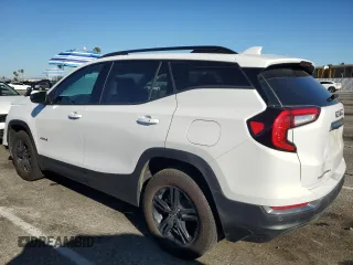 2024 GMC Terrain AT4 with VIN 3GKALYEG8RL171132, listed as a Copart auction lot 50176485 with 25,163 mi miles and Salvage Title. Bid and sale history available at DreamBid. Image 2.