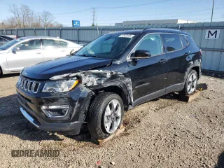 2020 Jeep Compass High Altitude z VIN 3C4NJDCB7LT233906, wystawiony jako Copart lot #52922995 z przebiegiem 39 980 mil mil oraz Szkoda całkowita • Salvage title. Historia ofert i sprzedaży dostępna na DreamBid. Obrazek 1.