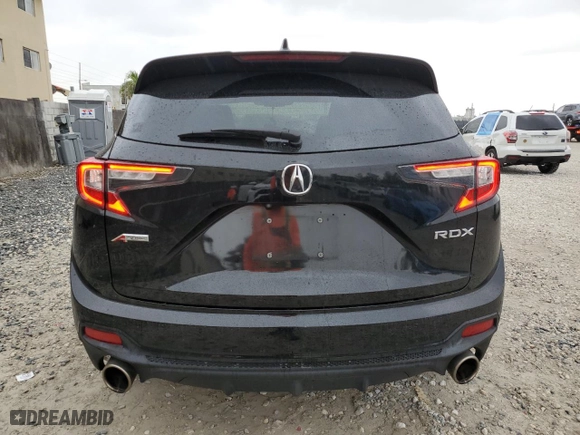 2019 Acura RDX w/A-Spec Pkg with VIN 5J8TC1H61KL009831, listed as a Copart auction lot 89263855 with 76,524 mi miles and Non Repairable. Bid and sale history available at carsss.com. Image 6.