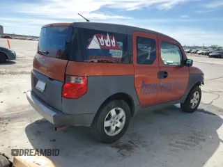 2003 Honda Element EX with VIN 5J6YH18573L013682, listed as a Copart auction lot 44502875 with 368,822 mi miles and Salvage Title. Bid and sale history available at DreamBid. Image 3.