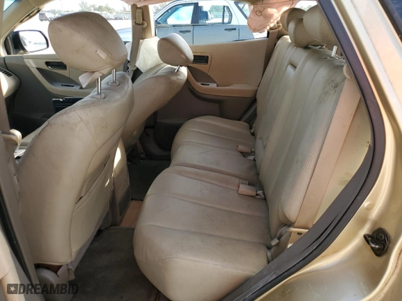 2003 Nissan Murano SL with VIN JN8AZ08W43W210268, listed as a Copart auction lot 44863295 with 0 mi miles and Salvage Title. Bid and sale history available at carsss.com. Image 11.