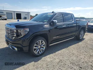 2024 GMC Sierra 1500 Denali with VIN 1GTUUGEL0RZ147834, listed as a Copart auction lot 56942535 with 15,889 mi miles and Salvage title. Bid and sale history available at DreamBid. Image 1.
