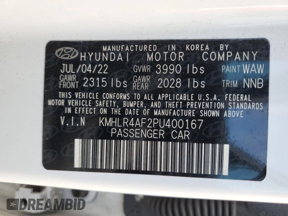 2023 Hyundai Elantra N Line z VIN KMHLR4AF2PU400167, wystawiony jako Copart lot #52502195 z przebiegiem 35 397 mil mil oraz Szkoda całkowita • Salvage title. Historia ofert i sprzedaży dostępna na DreamBid. Obrazek 14.