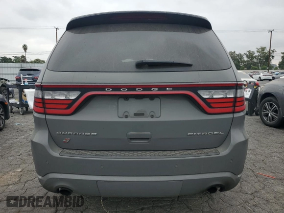 2021 Dodge Durango Citadel with VIN 1C4RDJEG7MC694505, listed as a Copart auction lot 65630795 with 105,060 mi miles and Clean title. Bid and sale history available at DreamBid. Image 6.