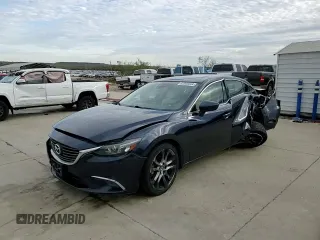 2016 Mazda Mazda6 i Grand Touring with VIN JM1GJ1W5XG1456614, listed as a Copart auction lot 82808564 with 0 mi miles and Salvage Title. Bid and sale history available at carsss.com. Image 12.