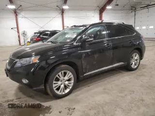 2012 Lexus RX 450h with VIN JTJBC1BA8C2427086, listed as a Copart auction lot 48743895 with 160,644 mi miles and Salvage title. Bid and sale history available at DreamBid. Image 1.