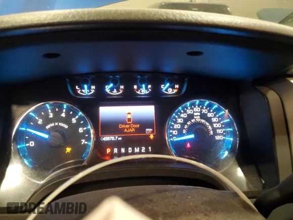 2013 Ford F-150 XL with VIN 1FTFX1EFXDKF24596, listed as a Copart auction lot 58625055 with 45,676 mi miles and Clean title. Bid and sale history available at DreamBid. Image 9.