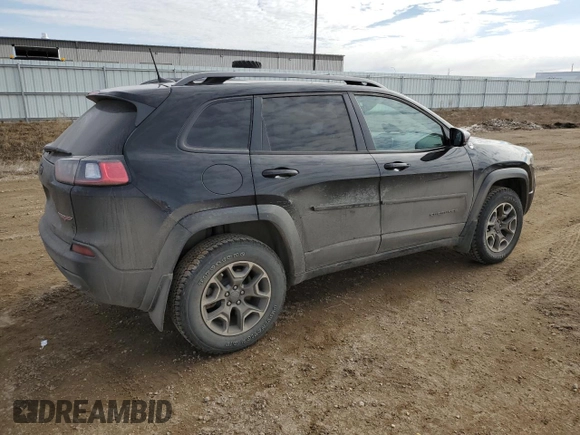 2020 Jeep Cherokee Trailhawk Elite with VIN 1C4PJMBN1LD533239, listed as a Copart auction lot 46364644 with 35,056 mi miles and . Bid and sale history available at DreamBid. Image 3.