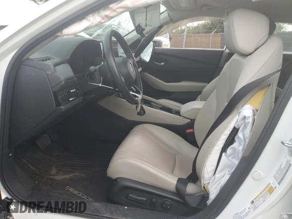 2024 Honda Accord EX-L с VIN 1HGCY2F6XRA035280, выставлен на аукционе Copart как лот 47225595 с пробегом 12 568 миль миль и Списание • Salvage title. История ставок и продаж доступна на DreamBid. Изображение 7.