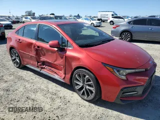 2020 Toyota Corolla XSE with VIN 5YFT4RCE3LP019150, listed as a Copart auction lot 47044725 with 48,456 mi miles and Salvage Title. Bid and sale history available at carsss.com. Image 4.