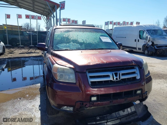2007 Honda Pilot EX-L with VIN 5FNYF18777B011257, listed as a IAAI auction lot 41858928 with 192,832 mi miles. Bid and sale history available at carsss.com. Image 12.