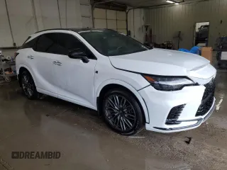 2023 Lexus RX 500h F Sport Performance with VIN 2T2BCMEA2PC004863, listed as a Copart auction lot 54155885 with 40,922 mi miles and Salvage title. Bid and sale history available at DreamBid. Image 4.
